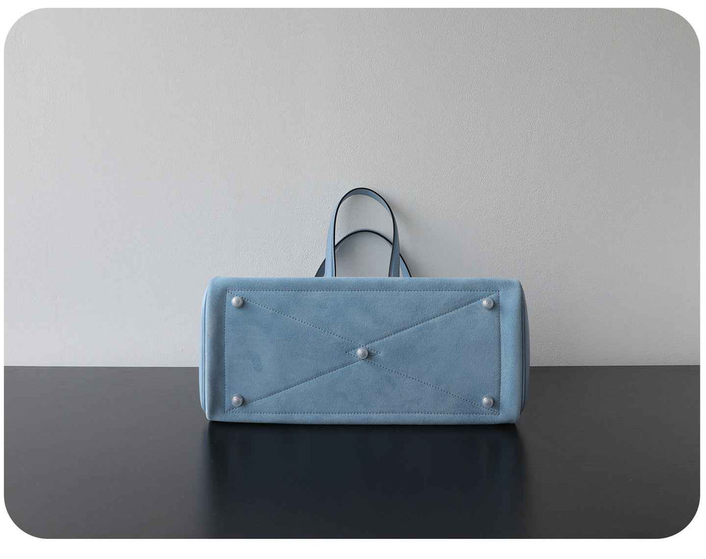 "Como" Sac cabas minimaliste en cuir véritable pour femme