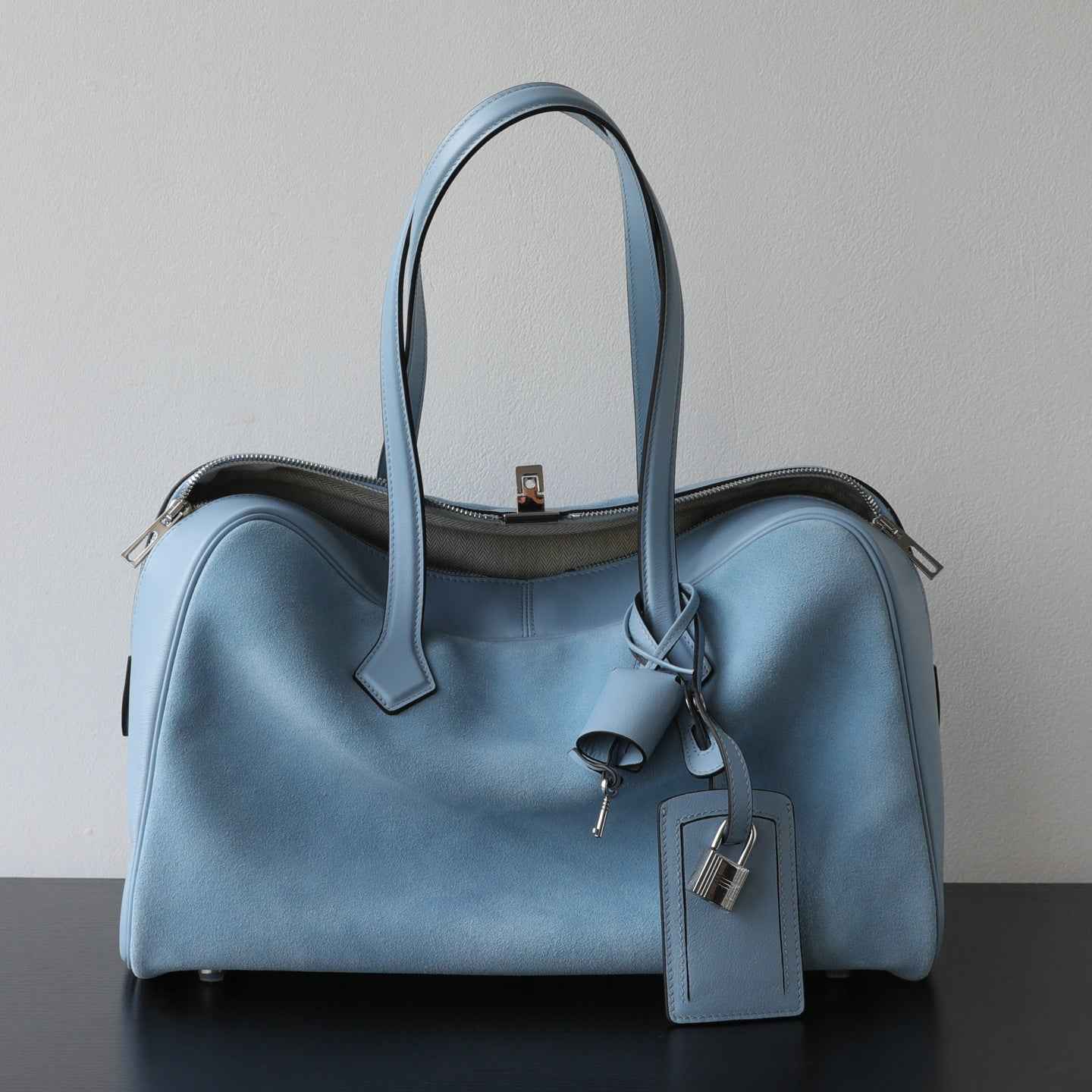 "Como" Sac cabas minimaliste en cuir véritable pour femme