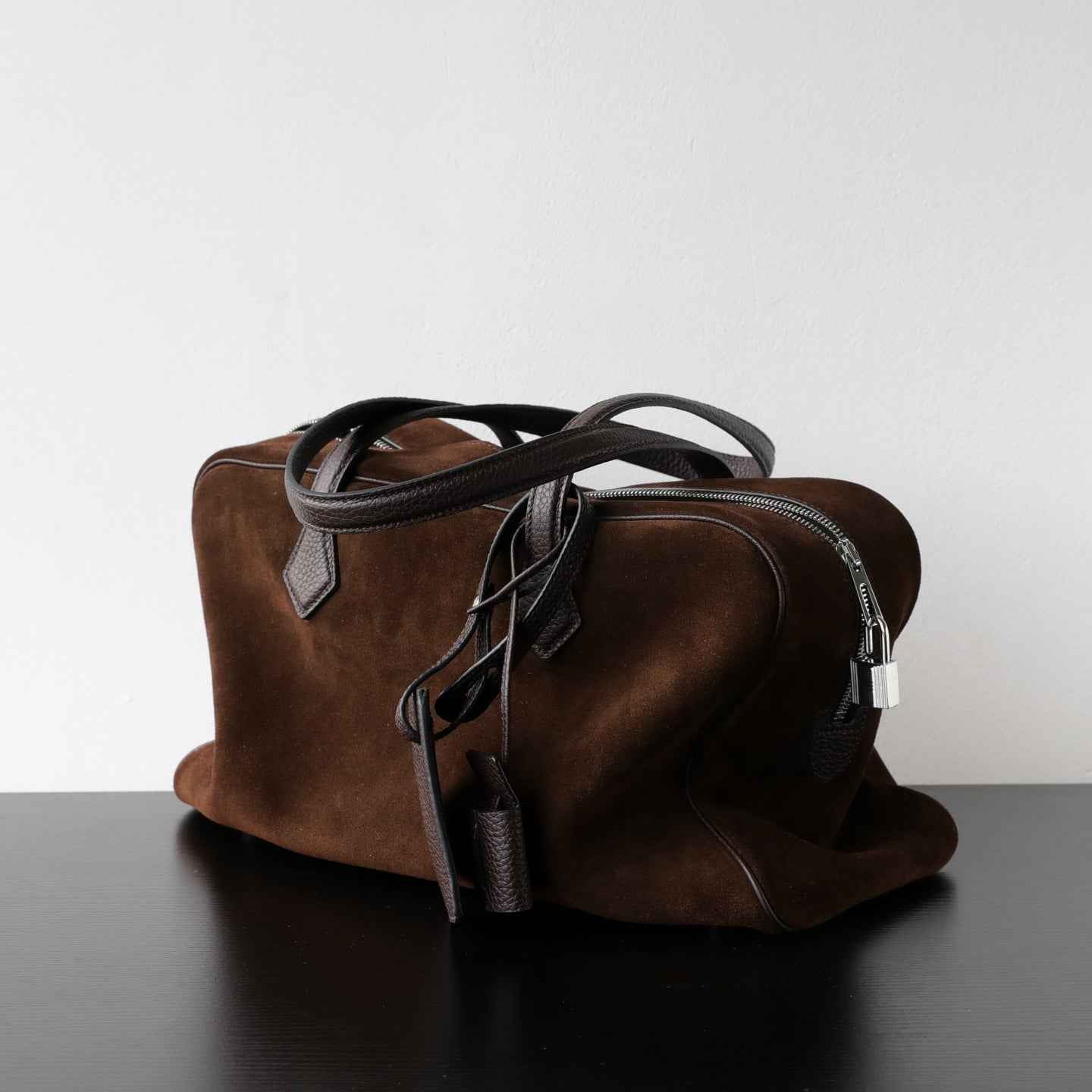 "Como" Sac cabas minimaliste en cuir véritable pour femme