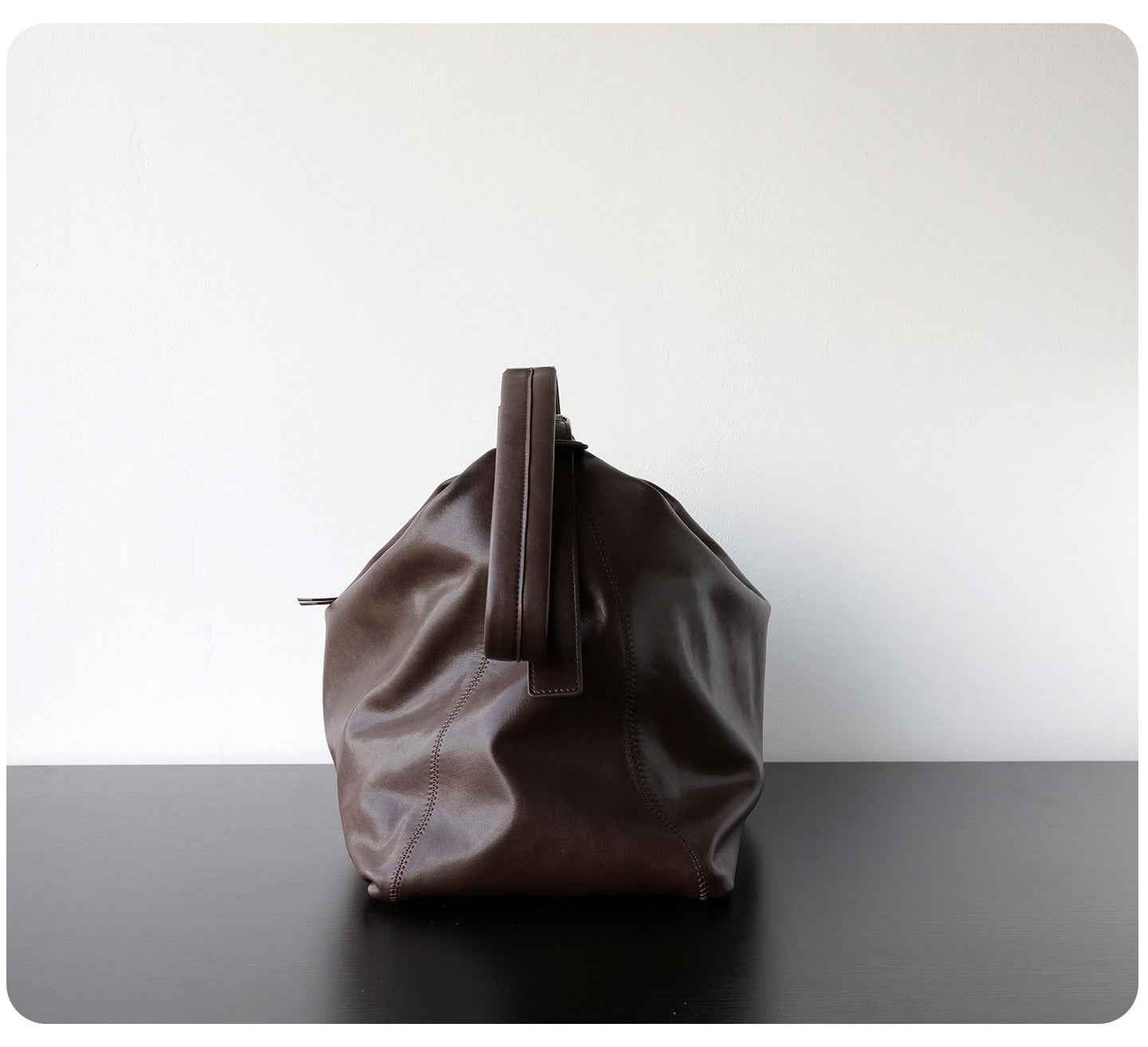 "Bosa" Sac à bandoulière vintage en cuir véritable